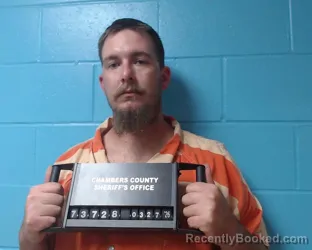 Mugshot of Cory Dillon McDaniel booked in Chambers County, Texas on March 27, 2026