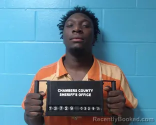 Mugshot of Wasworth Emanuel Gordon booked in Chambers County, Texas on March 29, 2026