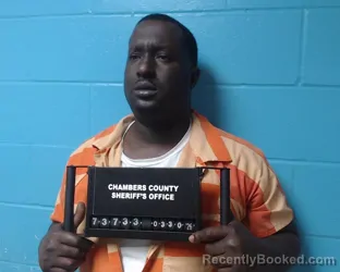 Mugshot of Cody Harrell booked in Chambers County, Texas on March 30, 2026