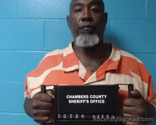 Mugshot of Ervin Briley booked in Chambers County, Texas on March 30, 2026