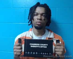 Mugshot of Andrew Justice Martin booked in Chambers County, Texas on March 31, 2026