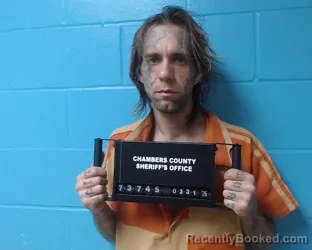 Mugshot of Dustin Bosworth booked in Chambers County, Texas on March 31, 2026