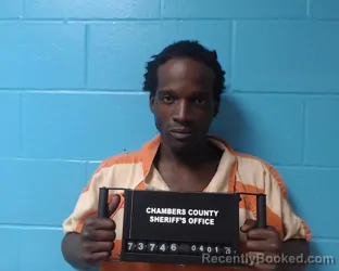 Mugshot of Jared Brandon Jones booked in Chambers County, Texas on April 1, 2026