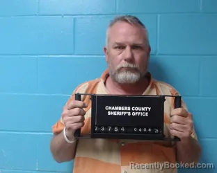 Mugshot of Thomas Edward Hartman booked in Chambers County, Texas on April 3, 2026