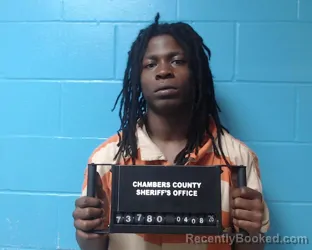 Mugshot of Eric Donte Brown booked in Chambers County, Texas on April 8, 2026