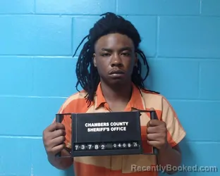 Mugshot of Simeon Laveon Mckinney booked in Chambers County, Texas on April 8, 2026