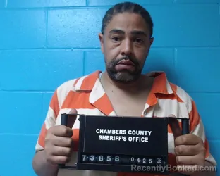 Mugshot of Jeremy Andre Wilks booked in Chambers County, Texas on April 25, 2026