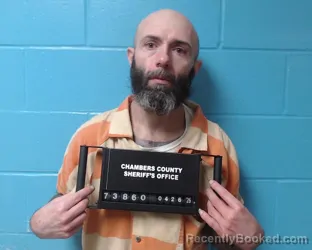 Mugshot of Chad Michael Ivey booked in Chambers County, Texas on April 26, 2026