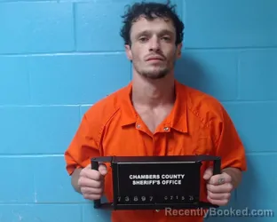 Mugshot of Eric Wayne Vidler booked in Chambers County, Texas on July 15, 2026