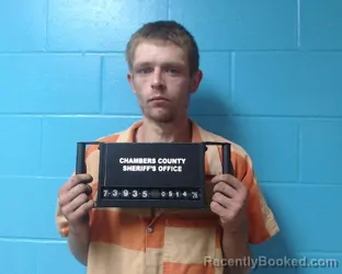 Mugshot of Remington Turman booked in Chambers County, Texas on May 14, 2026