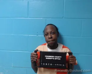 Mugshot of Adrian Michelle Williams booked in Chambers County, Texas on May 24, 2026