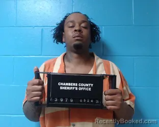 Mugshot of Cory Jamal Brisco booked in Chambers County, Texas on May 24, 2026
