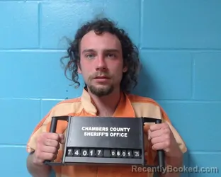 Mugshot of Ethan Patrick Abel booked in Chambers County, Texas on June 1, 2026