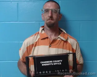 Mugshot of Steven Kirk Kelley booked in Chambers County, Texas on June 10, 2026