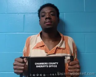 Mugshot of Tremayne Richardson booked in Chambers County, Texas on June 10, 2026
