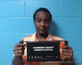 Mugshot of Byron Leander Johnson booked in Chambers County, Texas on June 11, 2026