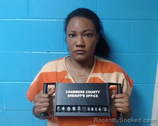 Mugshot of Brittany Lakaisha Drake booked in Chambers County, Texas on June 14, 2026