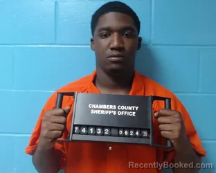 Mugshot of Adriontae Markell Mcfarlin booked in Chambers County, Texas on June 24, 2026