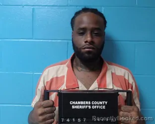 Mugshot of Kareem Raheem Dilosa booked in Chambers County, Texas on June 29, 2026