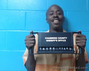 Mugshot of Clifton Jamal Coleman booked in Chambers County, Texas on July 8, 2026
