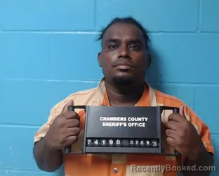 Mugshot of Aldin Antonio Melendez booked in Chambers County, Texas on July 9, 2026