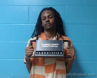 Mugshot of Micah Lester Moorman booked in Chambers County, Texas on July 14, 2026