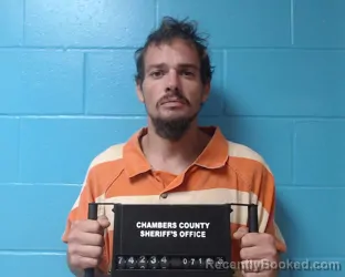 Mugshot of Brock Lindel Bell booked in Chambers County, Texas on July 16, 2026