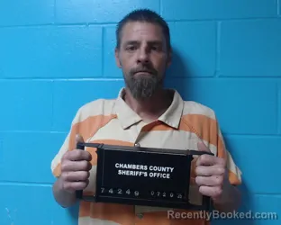 Mugshot of Micah Benjamin Carlisle booked in Chambers County, Texas on July 20, 2026