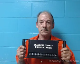 Mugshot of Timothy Turner booked in Chambers County, Texas on July 21, 2026