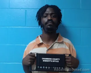 Mugshot of Julius Devon Willis booked in Chambers County, Texas on July 24, 2026