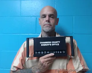 Mugshot of Corey Lee Jordan booked in Chambers County, Texas on July 26, 2026