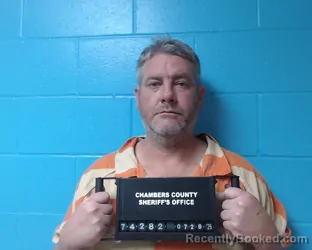 Mugshot of Jon Marc Boyd booked in Chambers County, Texas on July 28, 2026
