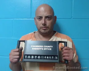 Mugshot of Edward Philip Charles booked in Chambers County, Texas on August 17, 2026