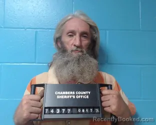 Mugshot of Ronnie Dale Hershman booked in Chambers County, Texas on August 17, 2026