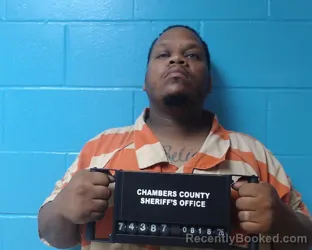 Mugshot of Willie James Melvin Smith booked in Chambers County, Texas on August 18, 2026