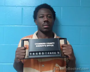 Mugshot of Daqwahta Zion Tijah Jackson booked in Chambers County, Texas on September 2, 2026
