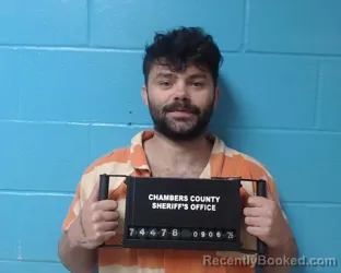 Mugshot of Brady James Smith booked in Chambers County, Texas on September 6, 2026