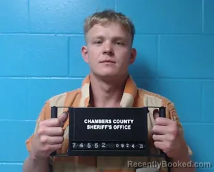 Mugshot of Steven David Underwood booked in Chambers County, Texas on September 24, 2026