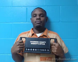 Mugshot of Ricky Len Harmon booked in Chambers County, Texas on October 3, 2026