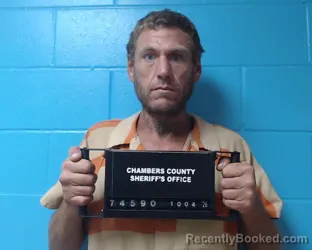 Mugshot of David Wayne Richards booked in Chambers County, Texas on October 4, 2026