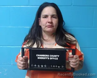 Mugshot of Candice Renea Carroll booked in Chambers County, Texas on October 6, 2026