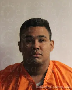 Mugshot of Juan-David Miranda Guerrero booked in Clay County, Texas on August 4, 2026