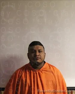 Mugshot of Julio Cesar Alejandro Carrillo booked in Clay County, Texas on October 22, 2026