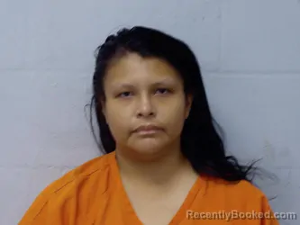 Mugshot of JORDYN ALYSSA WHITESKUNK booked in Beckham County, Oklahoma on July 23, 2026