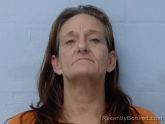 Mugshot of Carrie Sue Brawley booked in Beckham County, Oklahoma on August 6, 2026