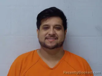 Mugshot of Alan Alexis Sanchez Chavira booked in Beckham County, Oklahoma on August 19, 2026