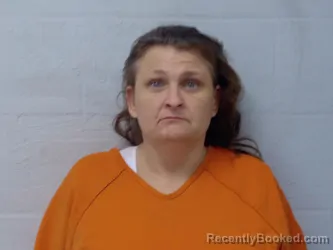Mugshot of Angela Sue Hudson booked in Beckham County, Oklahoma on September 28, 2026
