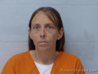 Mugshot of Angela Renee Vaughan booked in Beckham County, Oklahoma on October 21, 2026