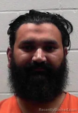 Booking photo from Blaine County, Oklahoma