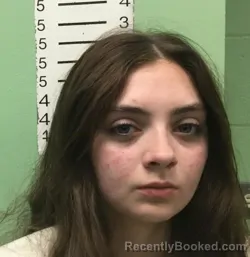 Mugshot of BROOKLYN MARIE BEAVER booked in Bryan County, Oklahoma on March 18, 2026